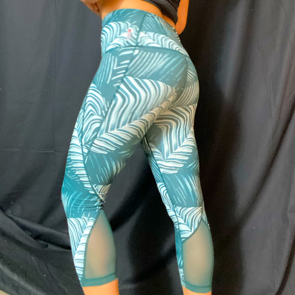 Palm Tree Pattern Workout Leggings